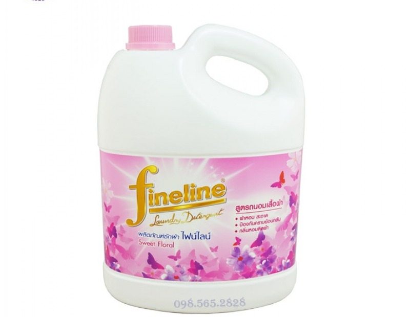 [HCM]Nước Giặt Fineline Đậm Đặc 3000ml Thái Lan (Màu Hồng)