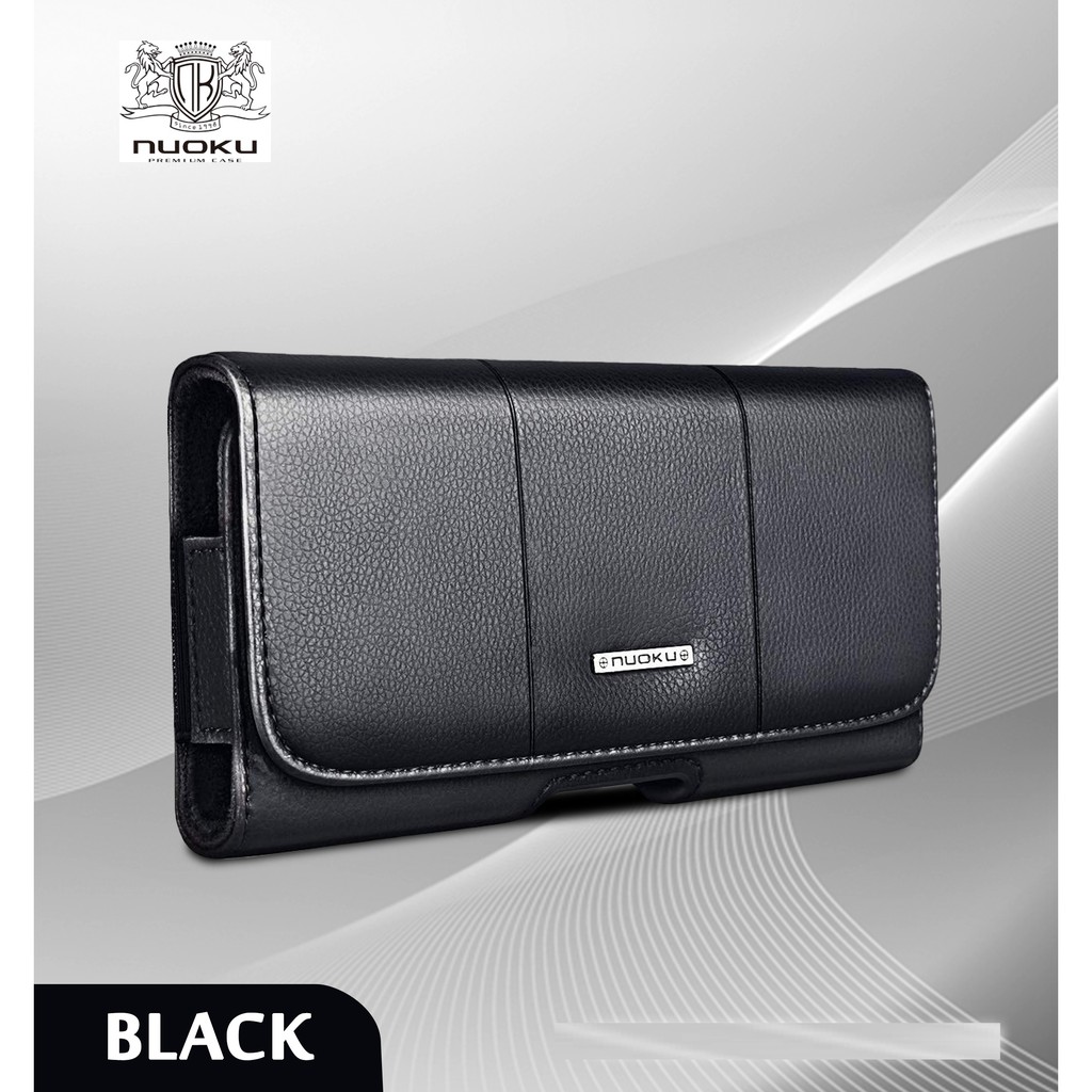 Bao Da Nuoku Đeo Thắt Lưng Cho Samsung Galaxy Note 10 Lite, bao Da Cho Samsung Note 10 Lite