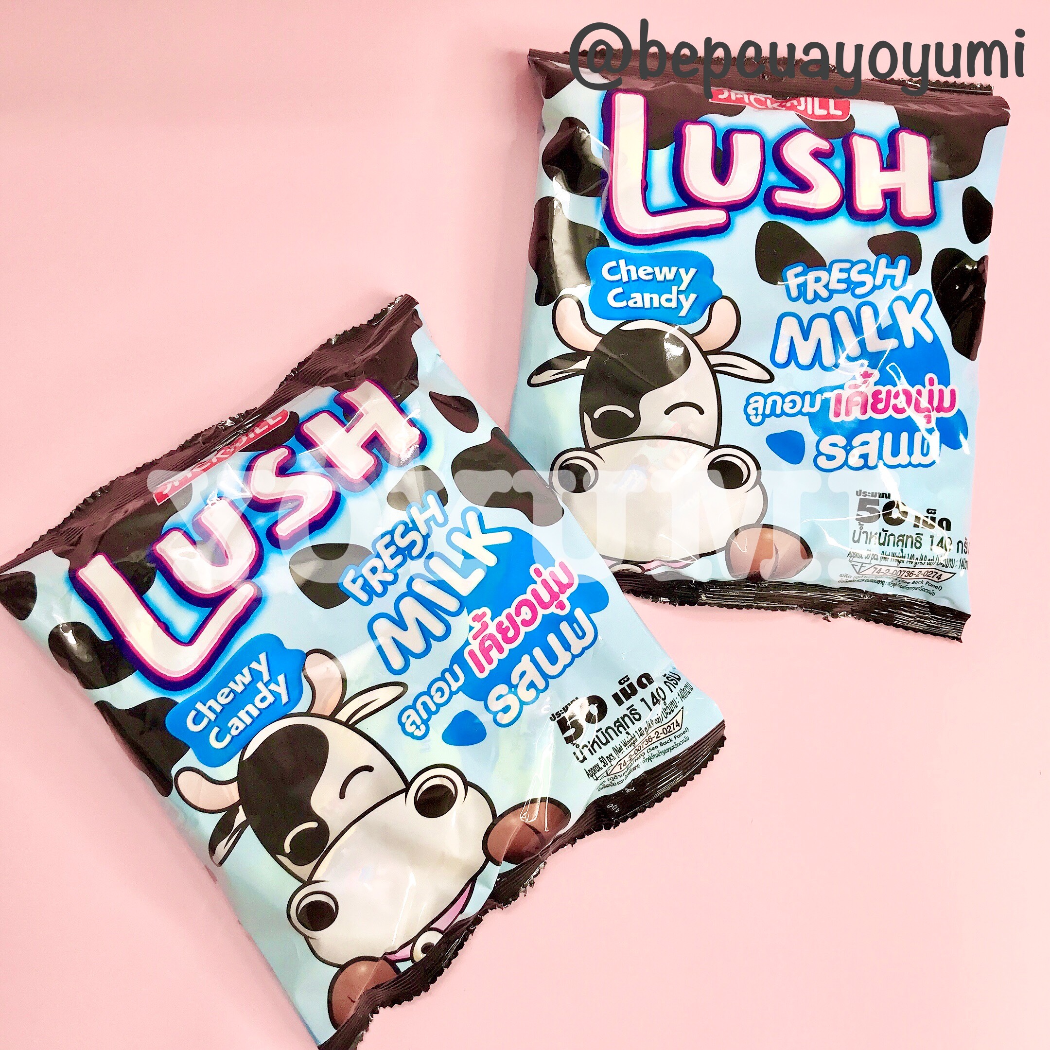 Kẹo Sữa Bò Lush Jack&Jill Thái Lan 140g