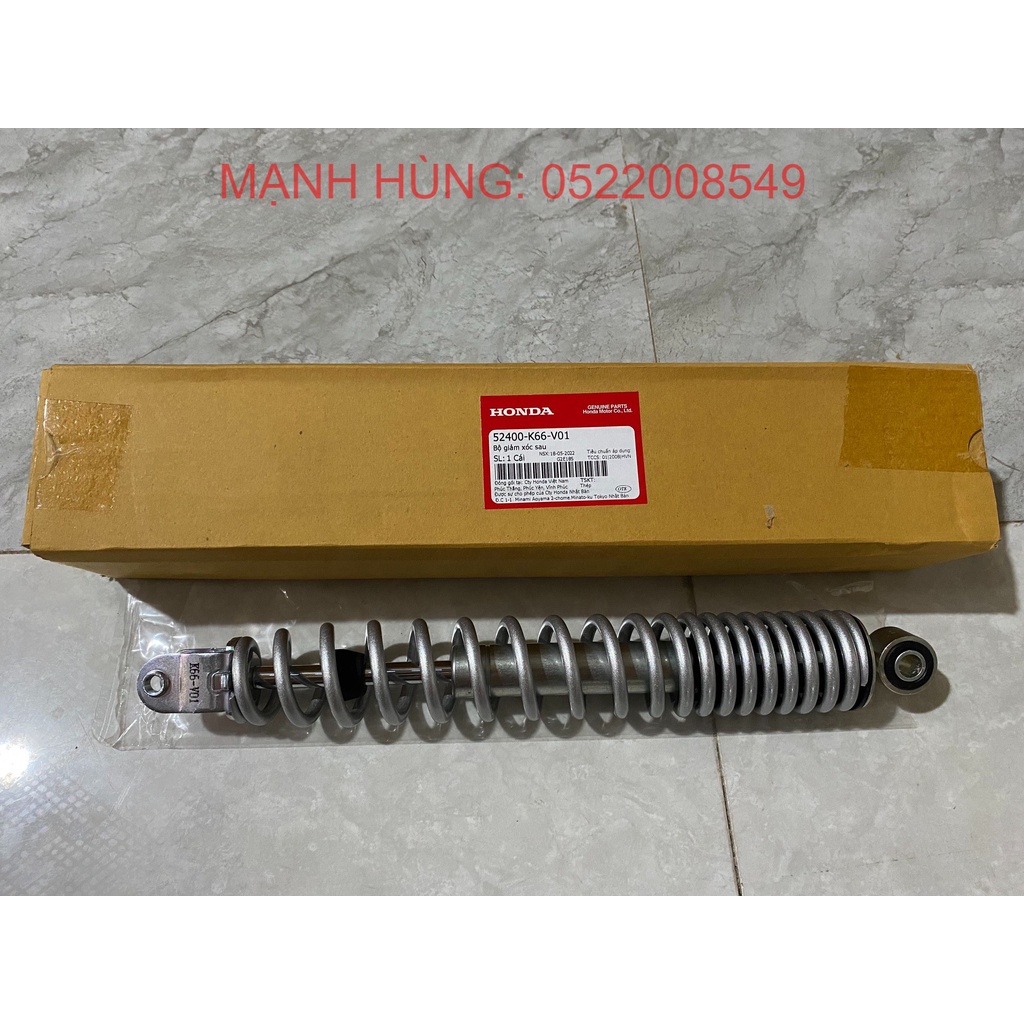 Giảm xóc sau, phuộc sau Airblade 125 màu bạc