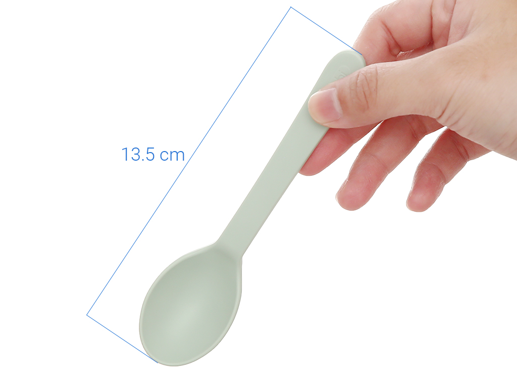 Bộ 04 thìa (muỗng) ăn trẻ em Inochi Amori (kháng khuẩn, không chứa BPA)