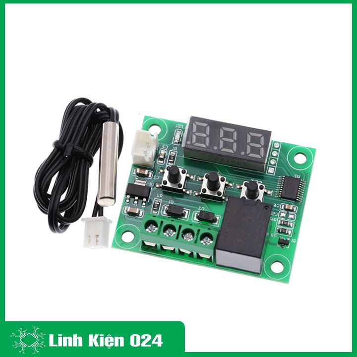 Combo Module khống chế nhiệt ddộ W1209 + vỏ Mica