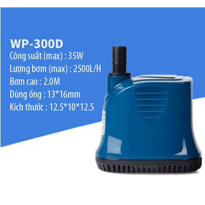 [HCM]Bơm chìm hút cặn đáy bơm chìm SOBO WP 300D