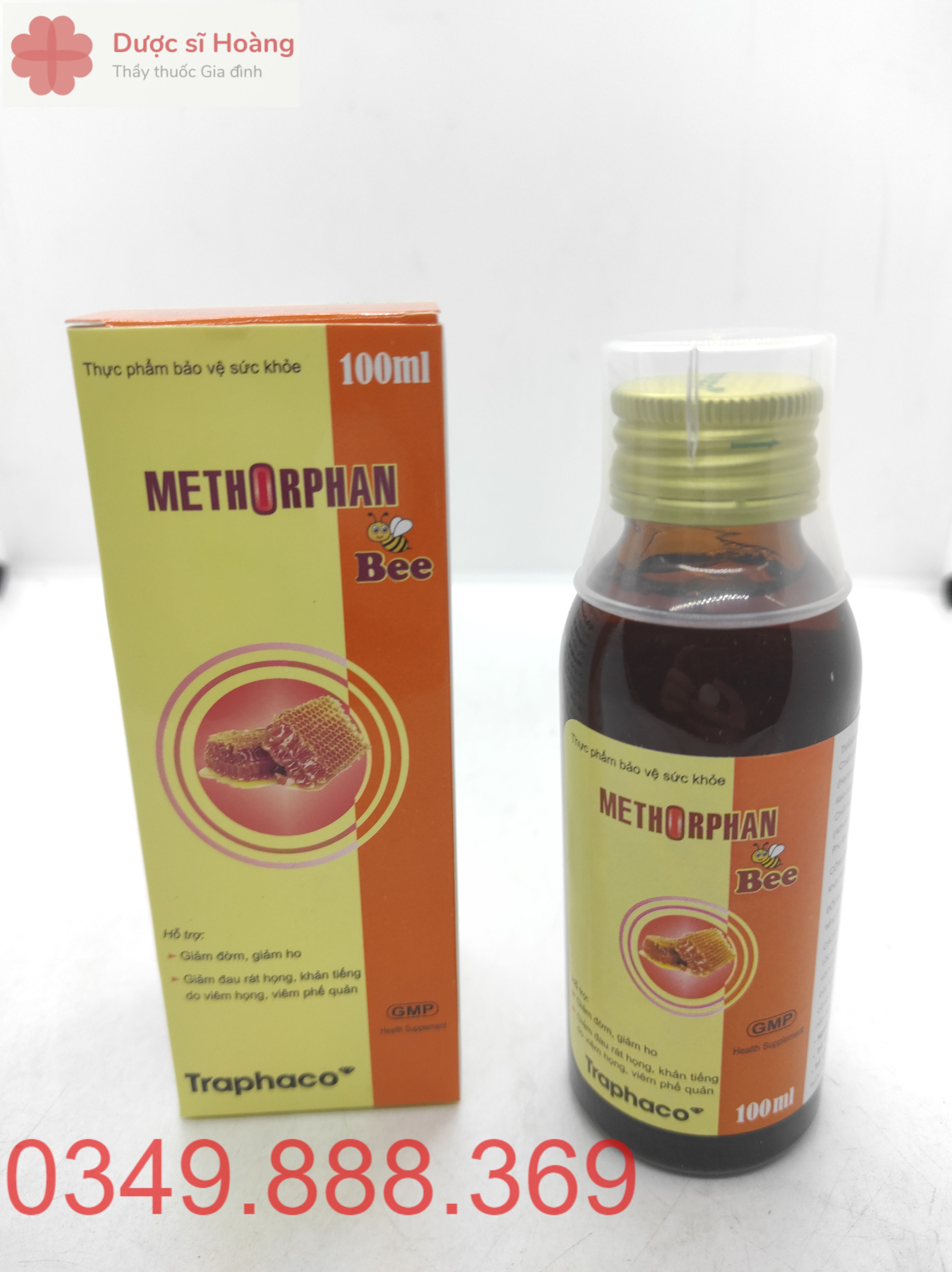 [Chính hãng] Siro Ho METHORPHAN Bee - Chai 100ml