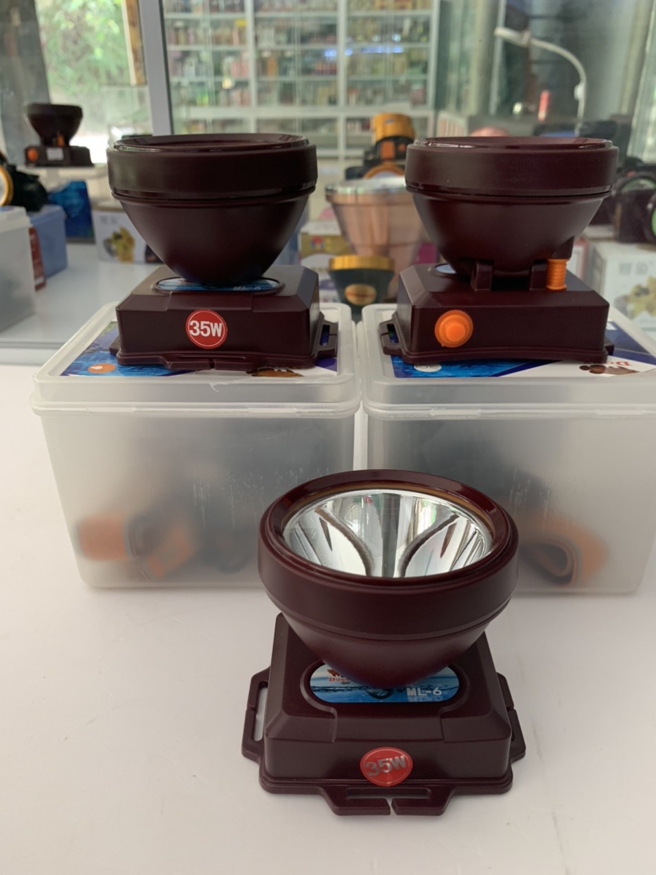 ĐÈN PIN ĐỘI ĐẦU LẶN ML-6 20H -ĐÈN PIN ĐỘI ĐẦU