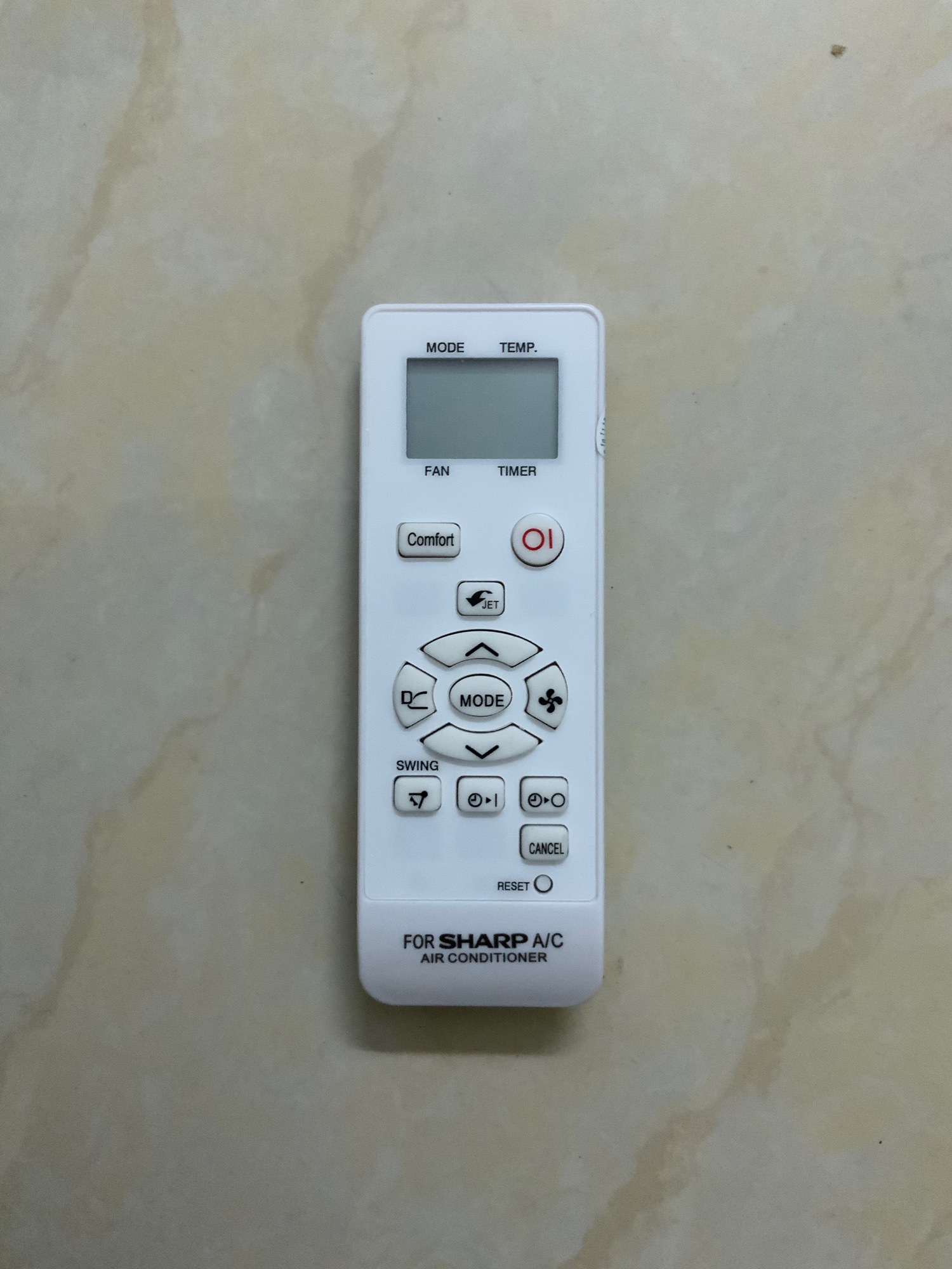 Điều khiển điều hoà Sharp (mẫu 4)