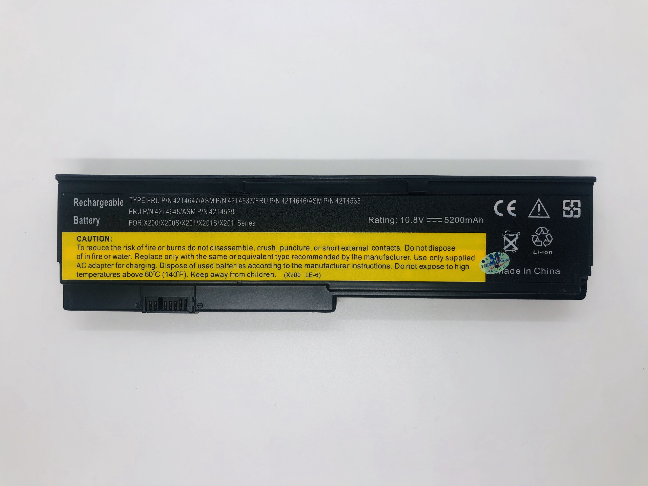 Pin cho laptop lenovo thinkpad x200 x200s x201i x201 hàng mới 100% bảo hành 12 tháng
