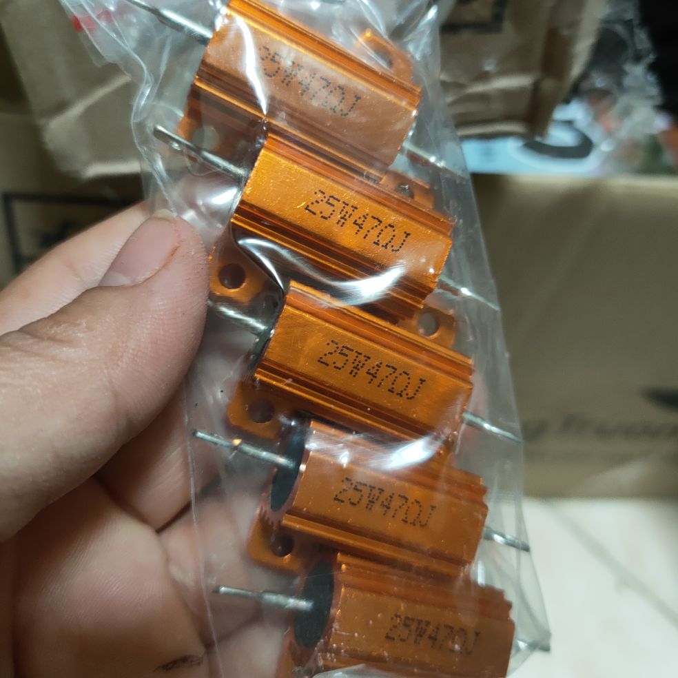 2 điện trở nhôm 47om 25w