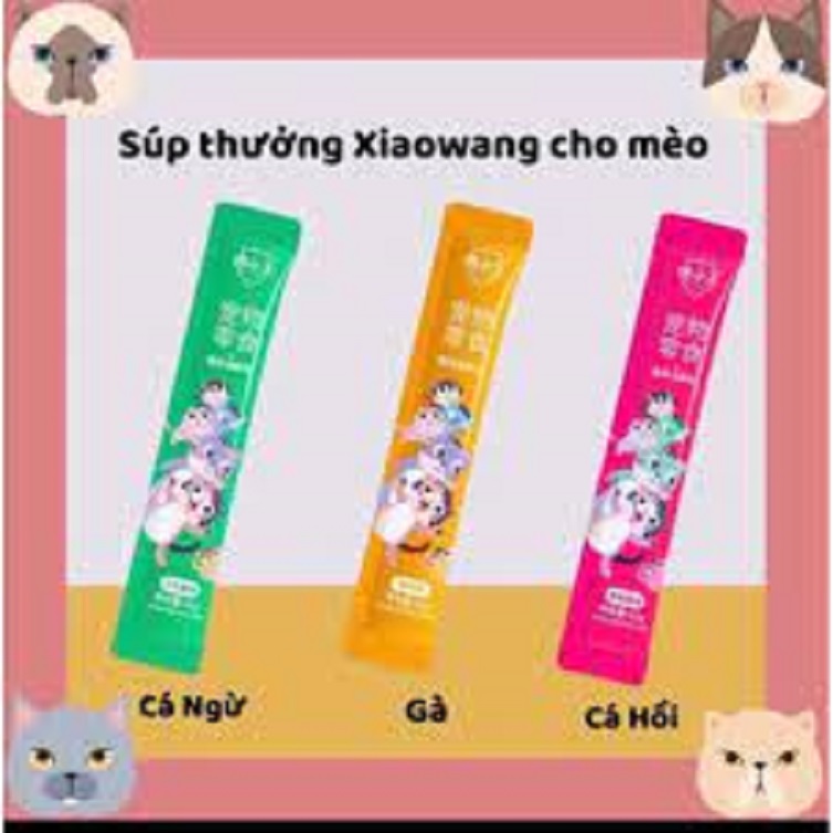 [ súp thưởng ] Thanh Súp XiaoWang , pet snack  - Súp thưởng cho mèo