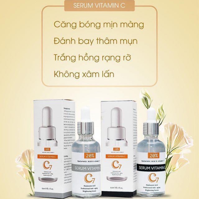 Serum Vitamin C C7 60ml Làm Trắng Sáng Da