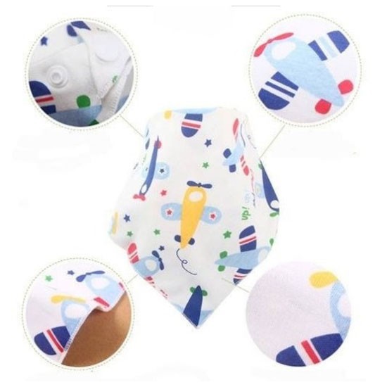 Combo 3 khăn yếm tam giác cotton đẹp