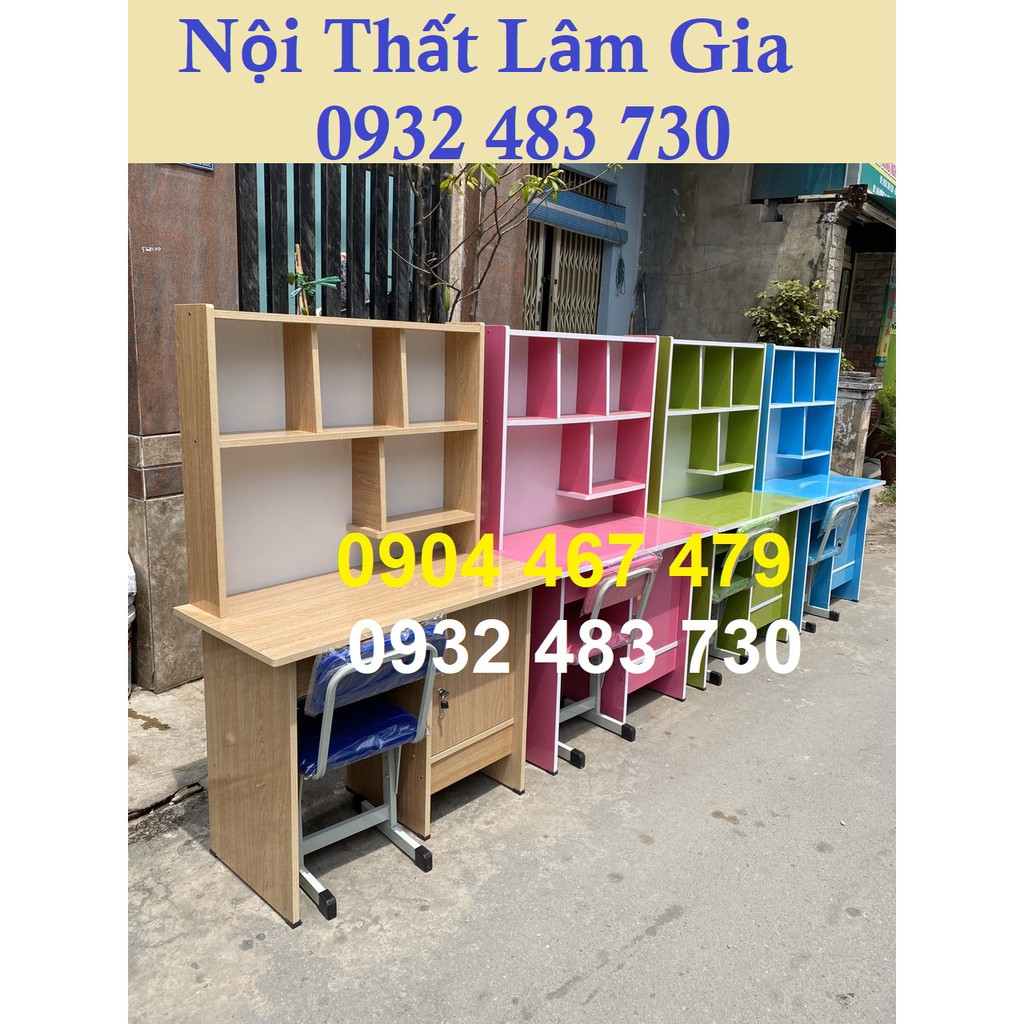 Bàn học sinh có kệ sách