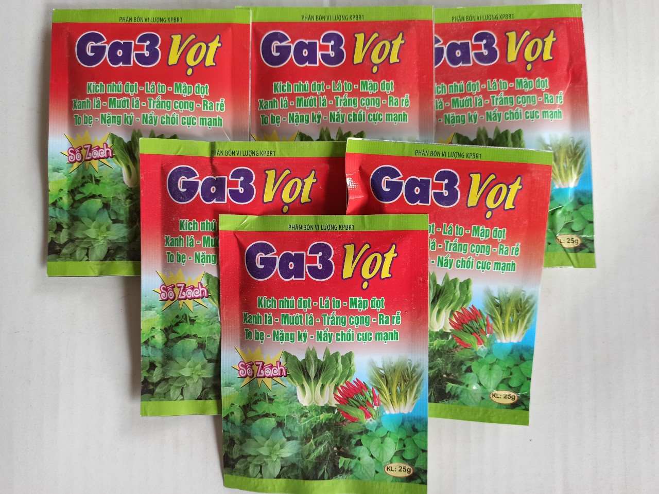 Phân bón lá Ga3 Vọt - Gói 25g