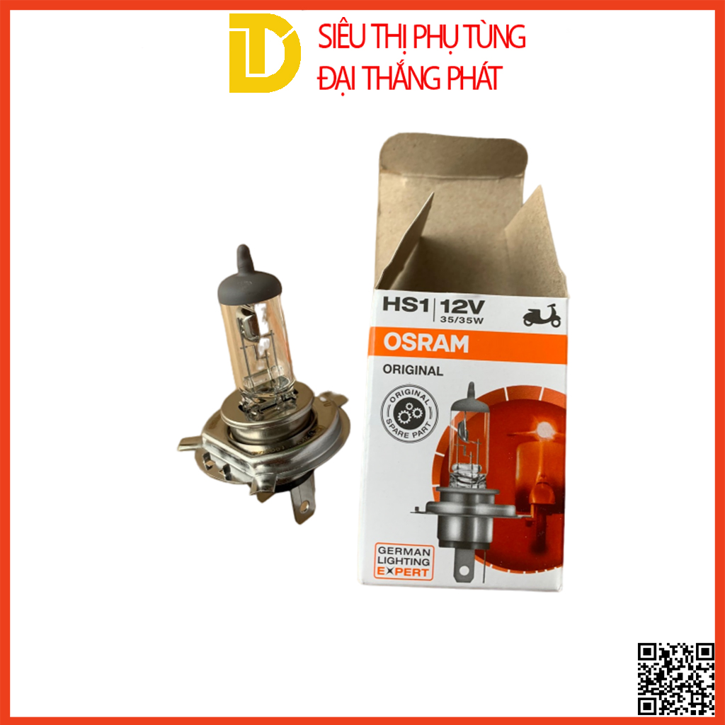 Bóng đèn halogen osram đức hs1 3 chân chính hãng 12v 35w