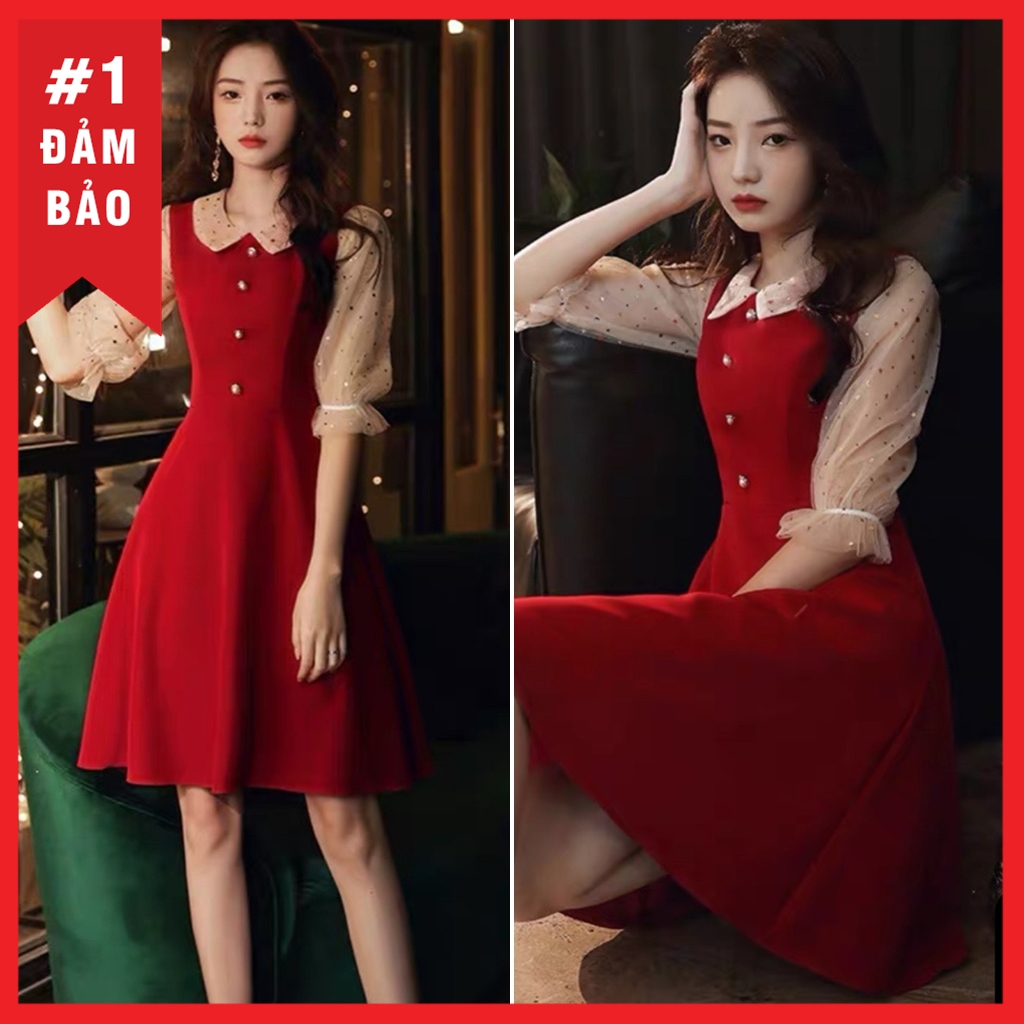 Đầm tiểu thư dự tiệc nổi bật đủ size 30 đến 72kg - 75897