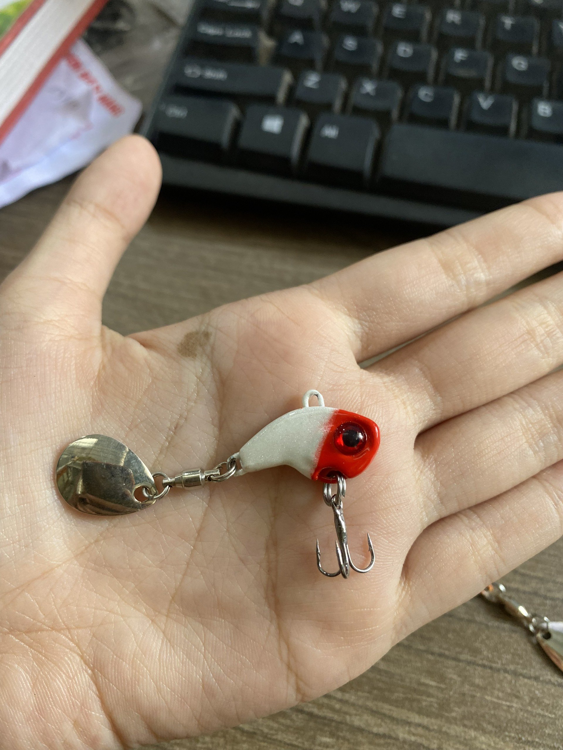 Mồi Cá Sắt Có Thìa Xoay Cao Cấp - MCG085