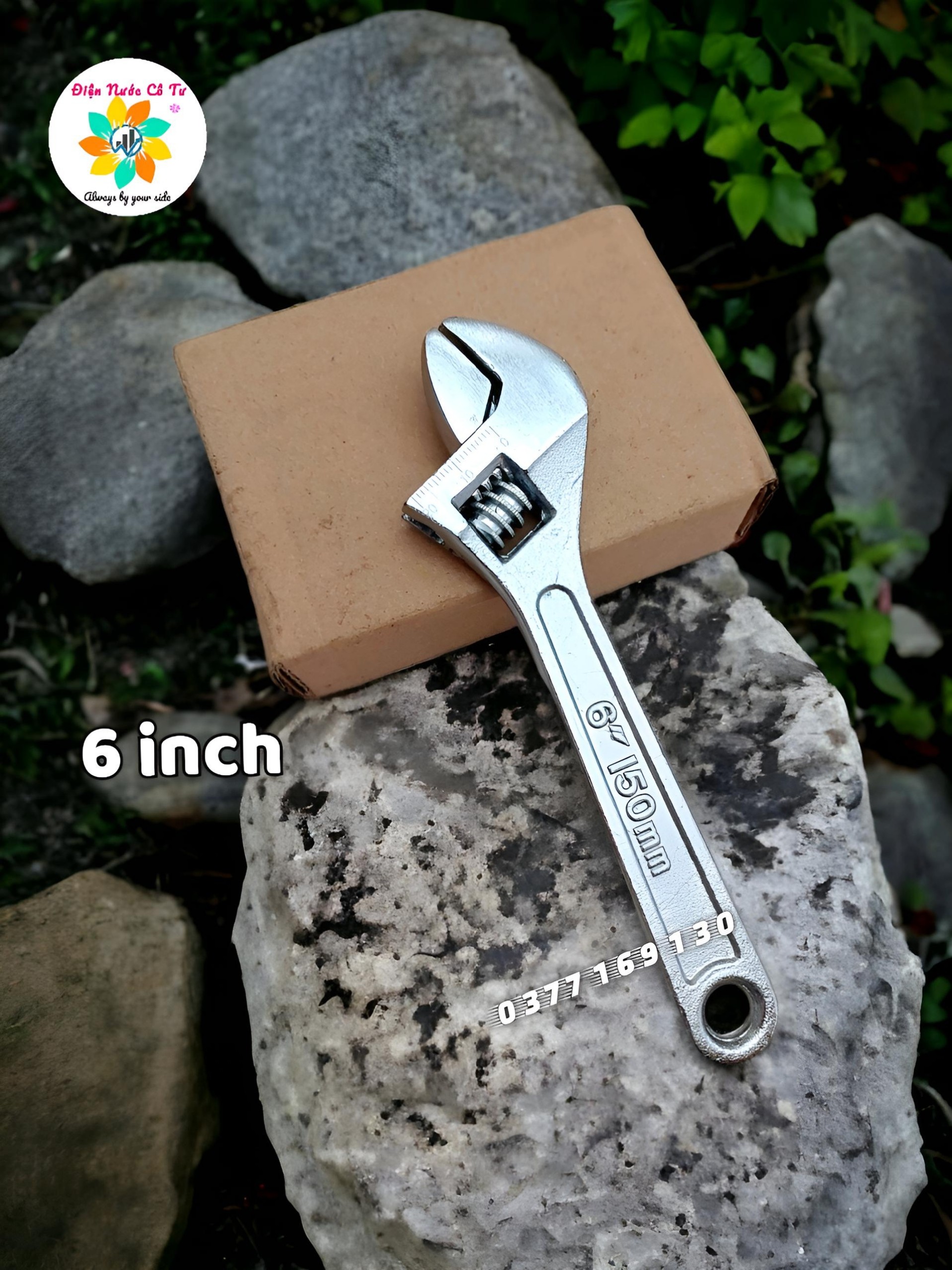 Mỏ lếch trắng đủ kích cỡ 6/8/10/12inch - mỏ lếch mở ốc, vặn ren dây cấp nước, mở ốc ô tô, xe máy