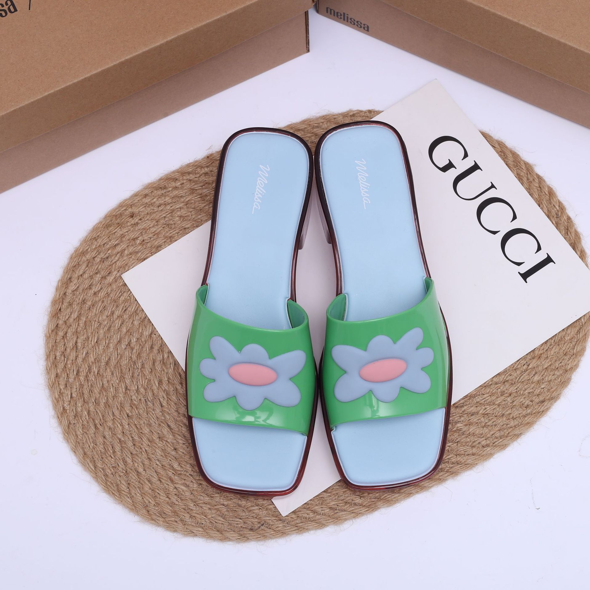 Giày nữ melissa mẫu mới 2022 dép nữ lazyoaf melissa dép đế cao gót giày nữ đông lạnh