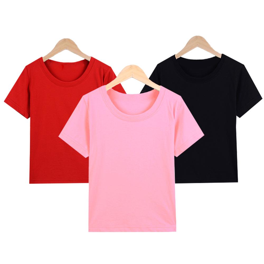 HOÀN TIỀN 15% - [HCM]Bộ 3 áo thun nữ trơn vải dày mịn Hàn Quốc thương hiệu Elsa