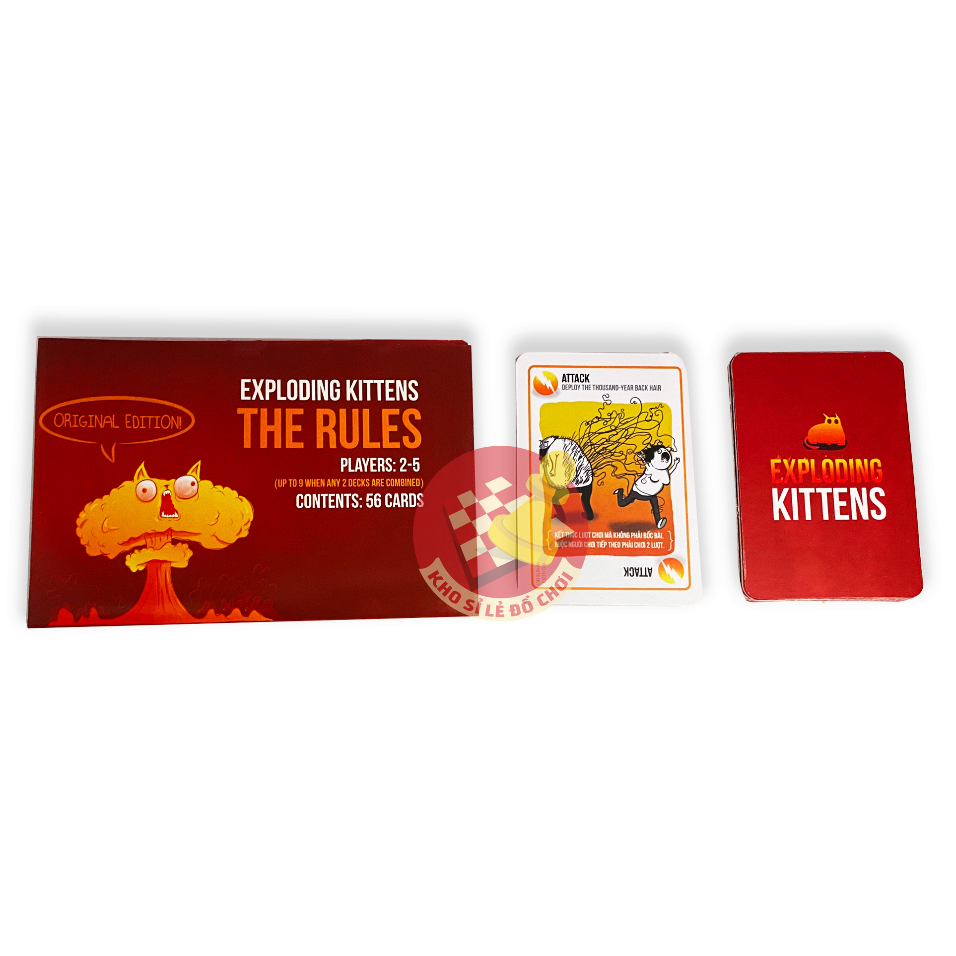 [HCM]Mèo nổ cơ bản Exploding Kittens (Tiếng Việt)
