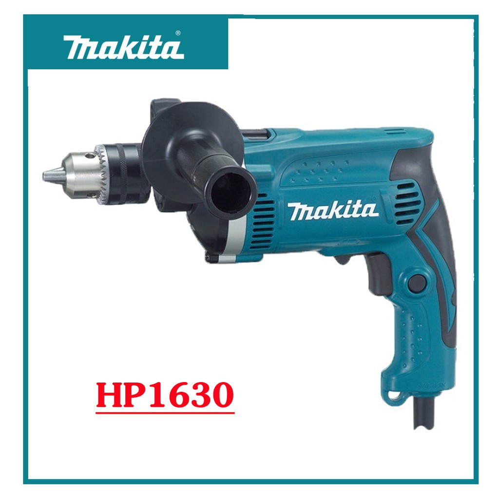 Máy khoan búa makita hp1630 - dụng cụ cầm tay makita, khoan chuyên dụng, máy khoan makita cầm tay nhật bản, máy khoan makita 16mm, khoan bê tông, bắt vít, khoan gỗ, khoan sắt, bền bỉ, vận hành êm ái.