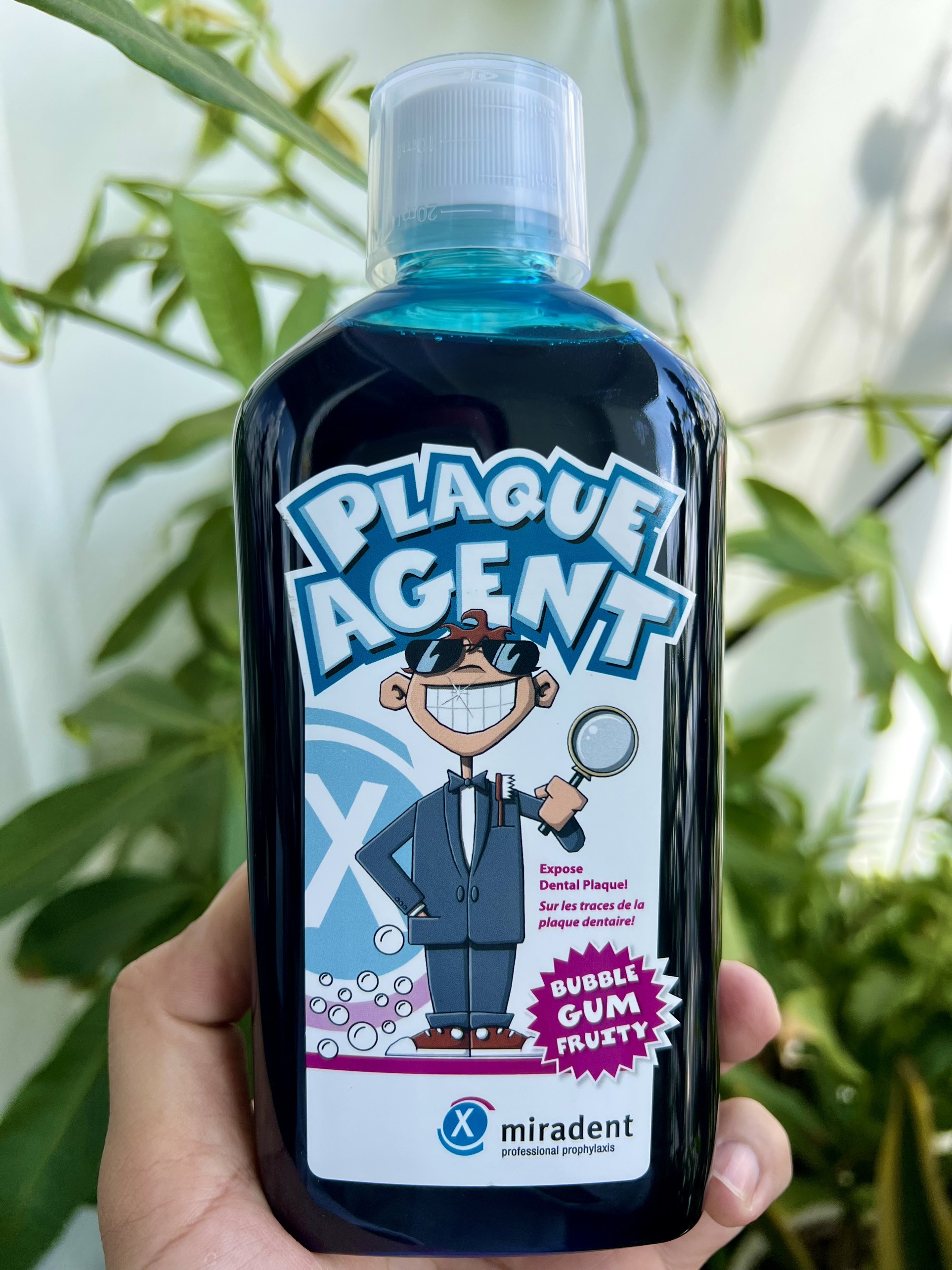 Nước súc miệng phát hiện mảng bám (chỉ thị mảng bám) Miradent Plaque Agent / Đức