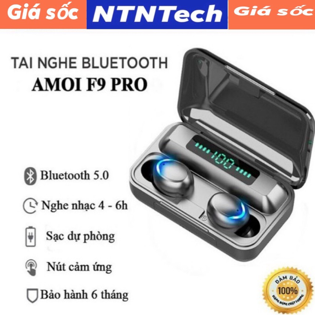 Tai nghe không dây bluetooth - Tai nghe bluetooth M10 V5.1 điều khiển cảm ứng hỗ trợ mọi dòng máy chống ồn chống nước