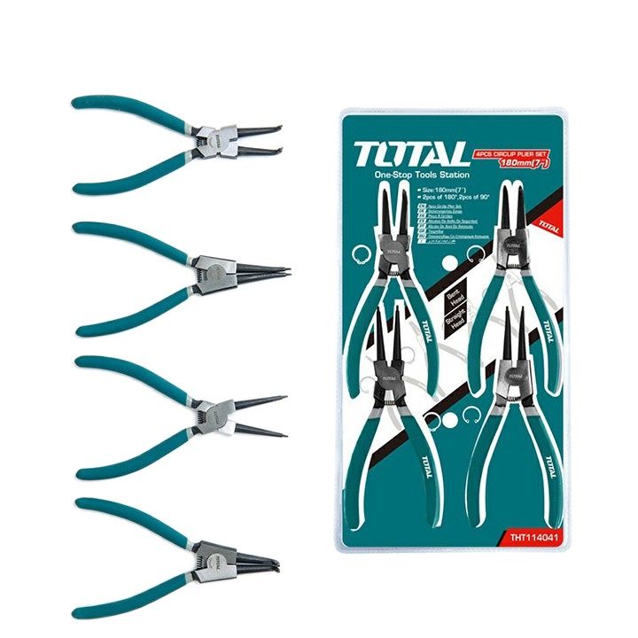 Bộ kìm mở phe 4 chi tiết Total THT114041