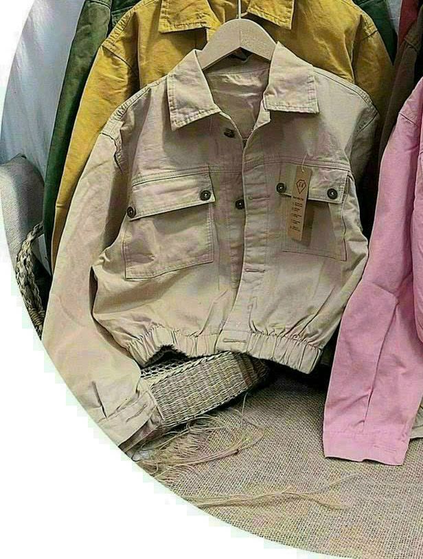 Áo khoác kaki nữ túi hộp xì tai siêu đẹp - áo khoác kaki nữ form rộng - áo khoác jean nữ - áo khoác kaki nữ hàn quốc