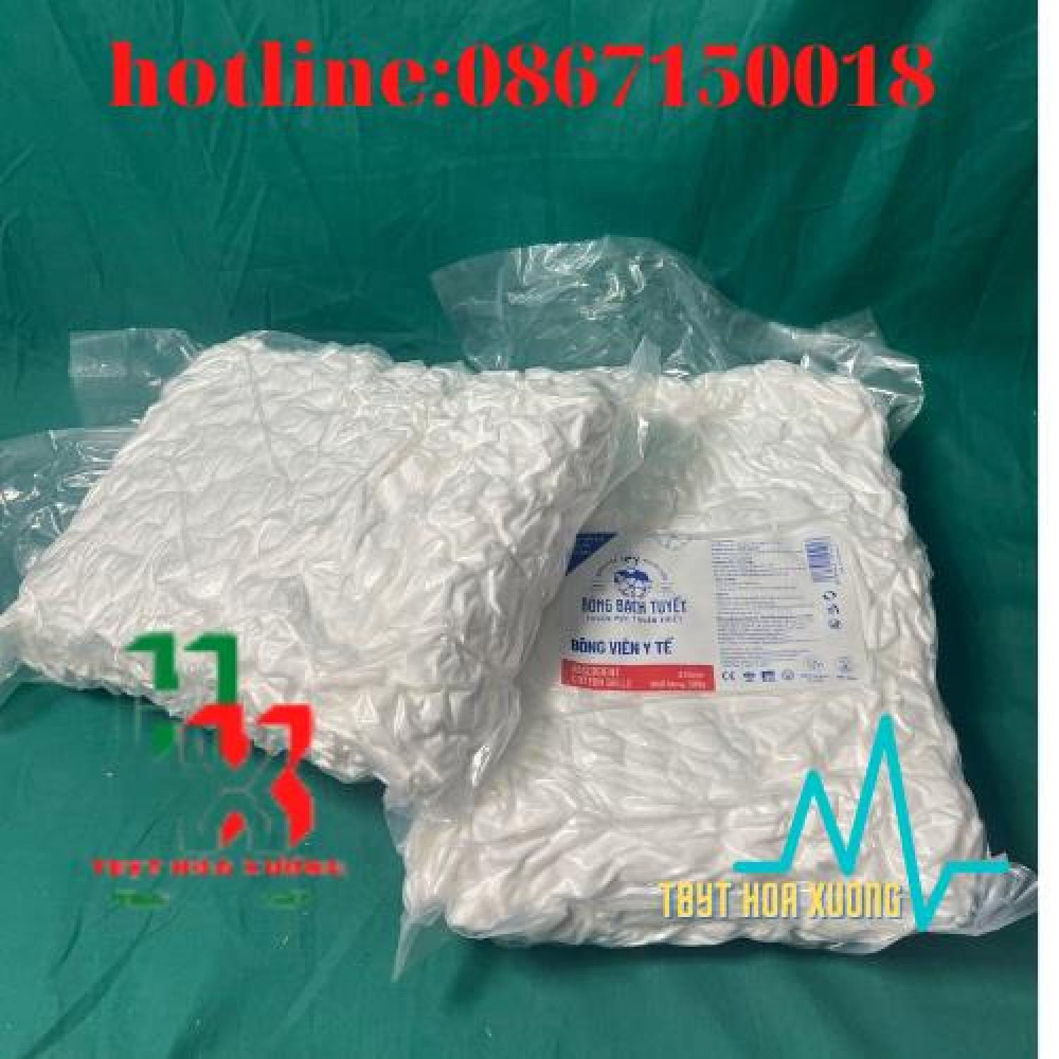 BÔNG VIÊN Y TẾ BẢO THẠCH GÓI 500g