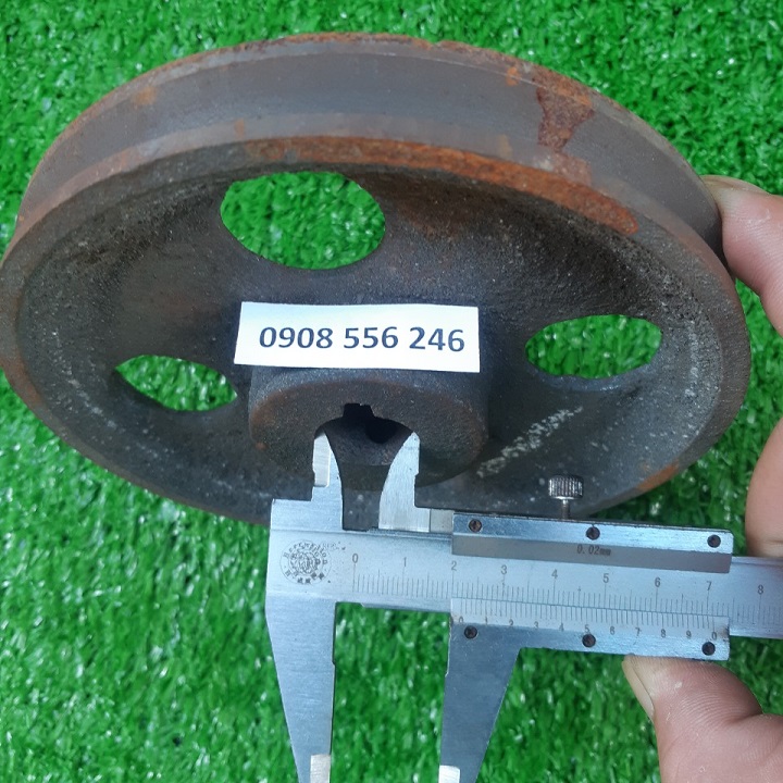 Puly 15 cm cốt 22mm 1 rãnh A