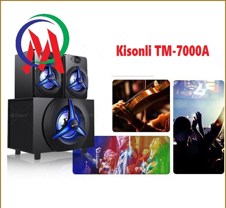[HCM][ÂM THANH KHỦNG CÓ ĐÈN LED RGB] Loa Bluetooth Kisonli 2.1 TM-7000A Điện AC 220v