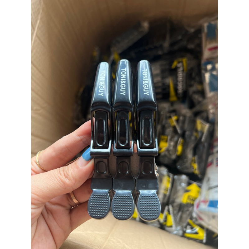 Bộ 6 kẹp tóc mỏ vịt nhựa Toni&guy