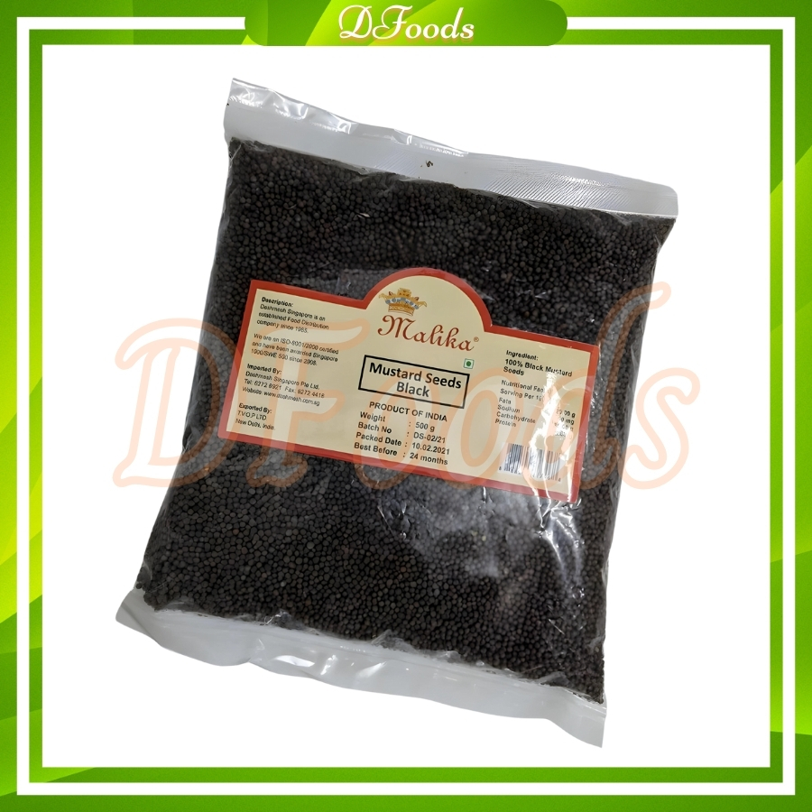 Hạt mù tạt đen ấn độ black mustard seeds 500g 1kg