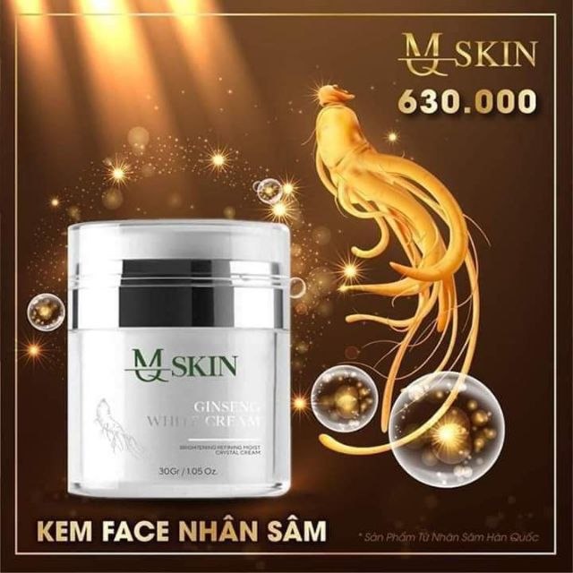 [HCM]kem face nhân sâm MQ SKIN