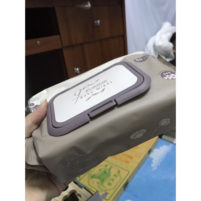 [Hàng cao cấp] - Khăn ướt Wesser Premium 80 tờ (Mẫu mới 2020)