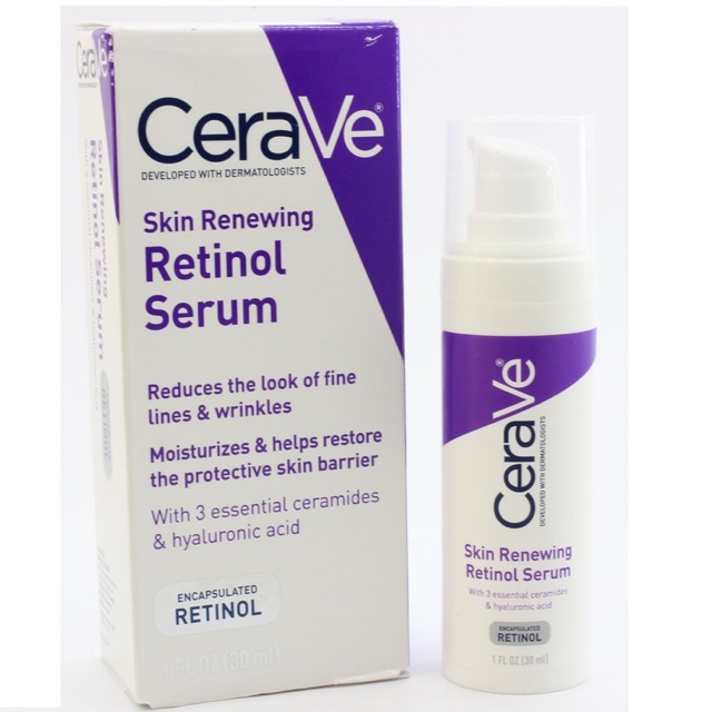Huyết thanh retinol chống nhăn cerave skin renewing retinol serum 30ml chính hãng - 7591