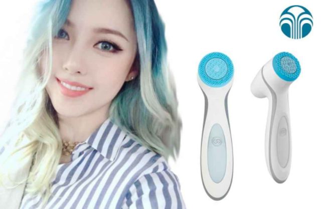 Bộ Máy và sữa rửa mặt lumispa Nuskin
