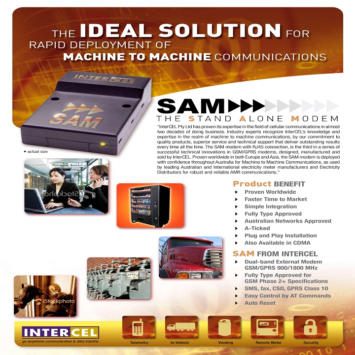 [HCM]InterCEL GSM Modem Sam 2W - Thiết bị nhắn tin GSM