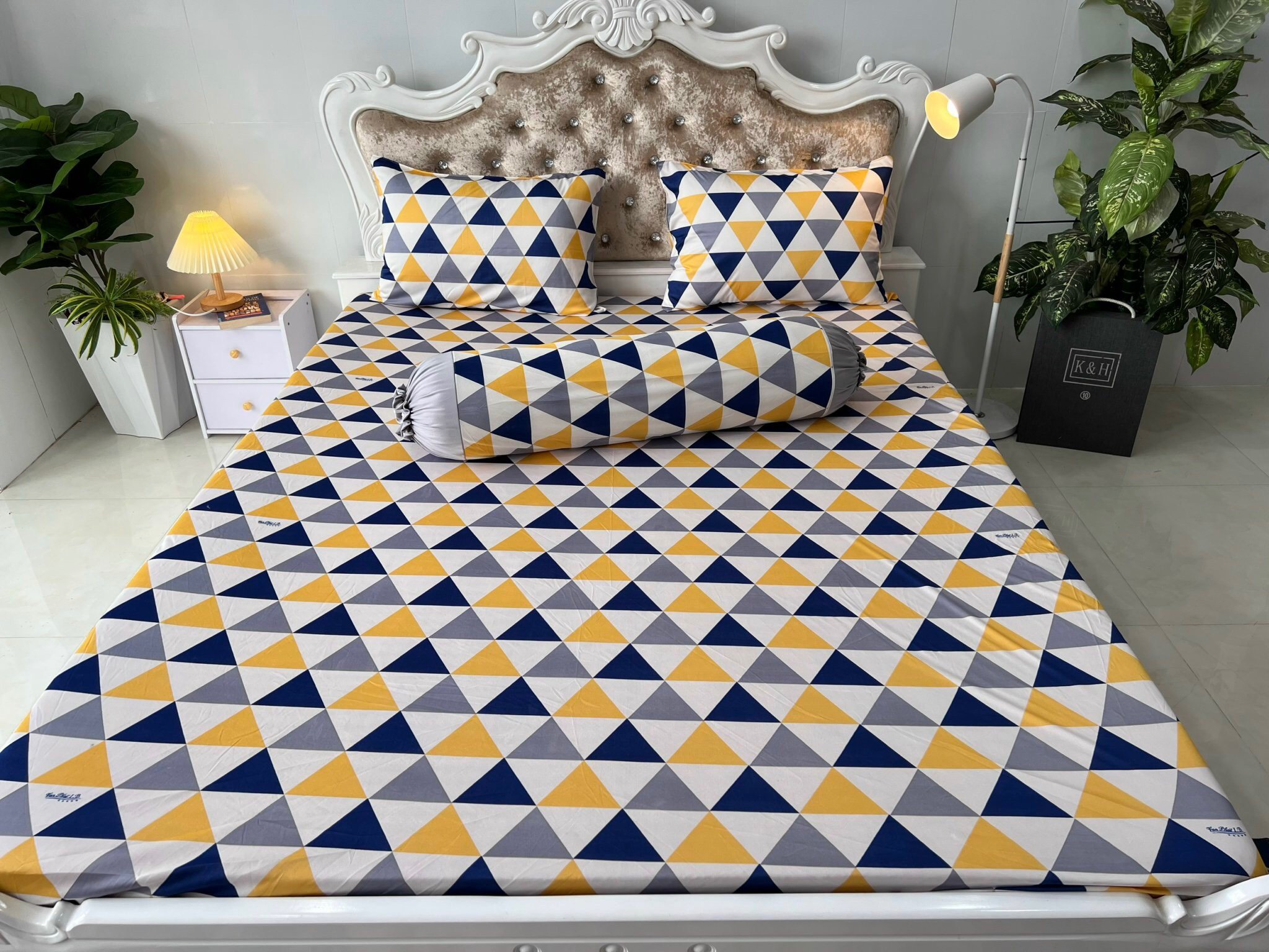 (1M2*2M) Bô drap ga thun Hàn quốc Van phát không mền