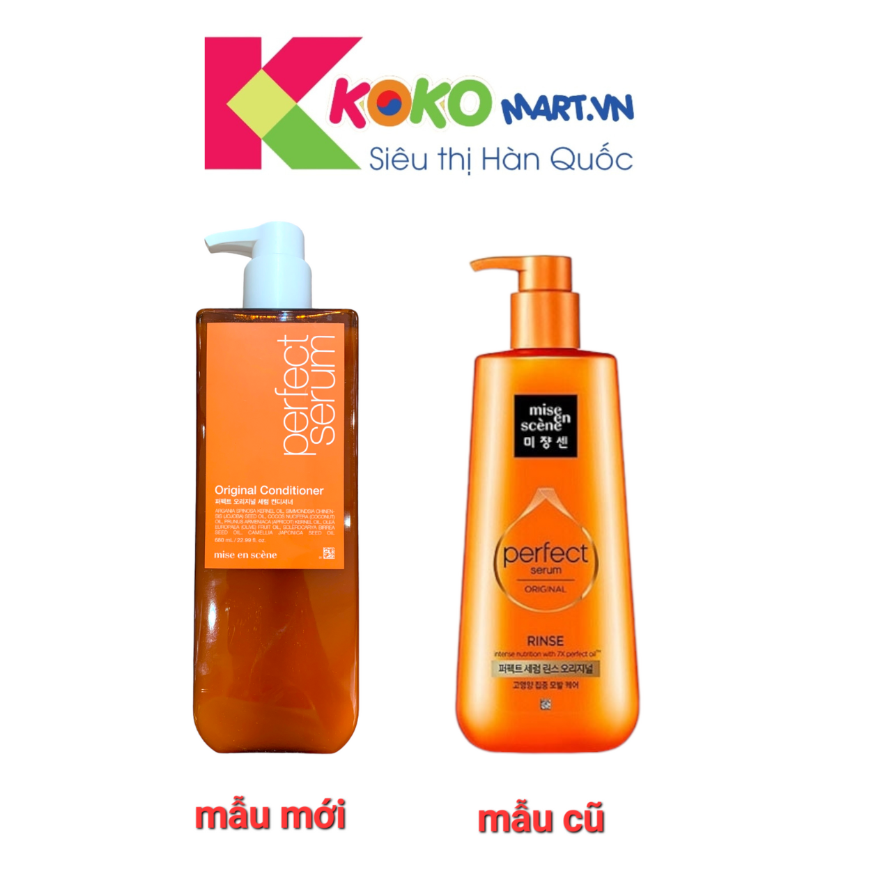 Dầu xả MISEEN Cam Perfect Serum 680ml