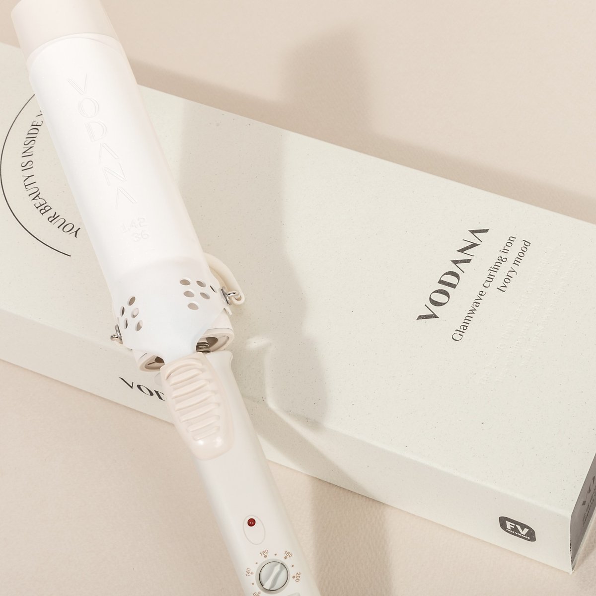 Hair Curling Machine Ivory Cream {Available} iron wave 32mm 36mm