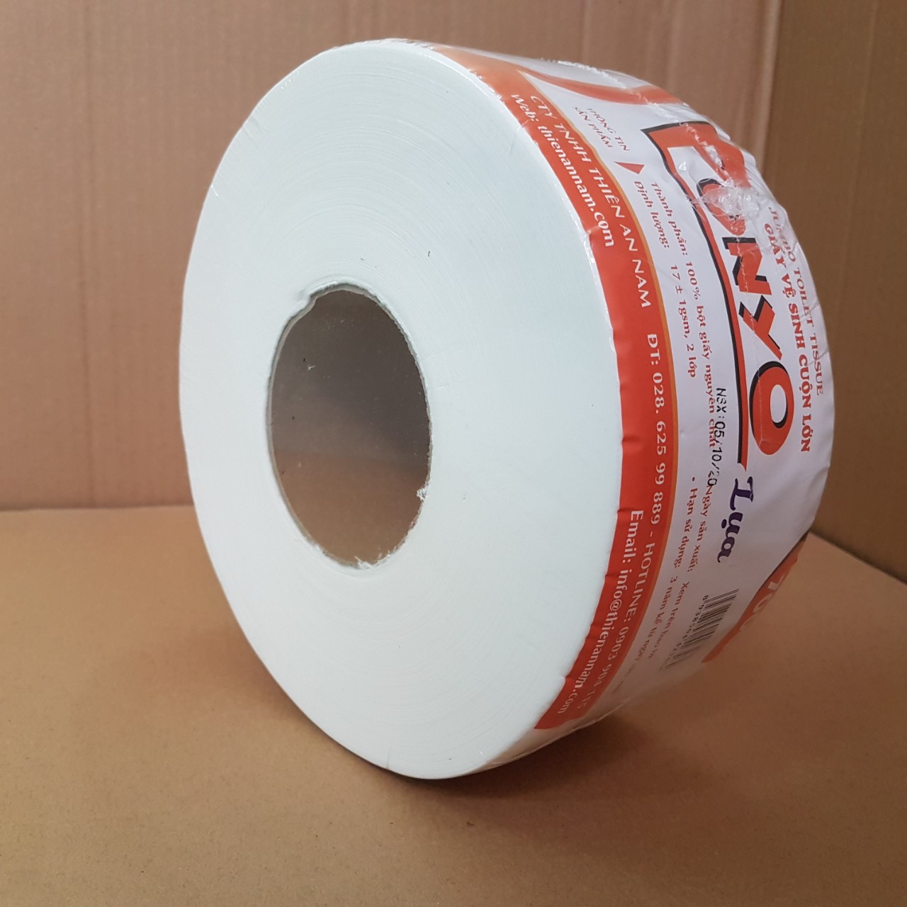 Combo 6 cuộn giấy vệ sinh cuộn lớn 700g Ponyo - Lụa