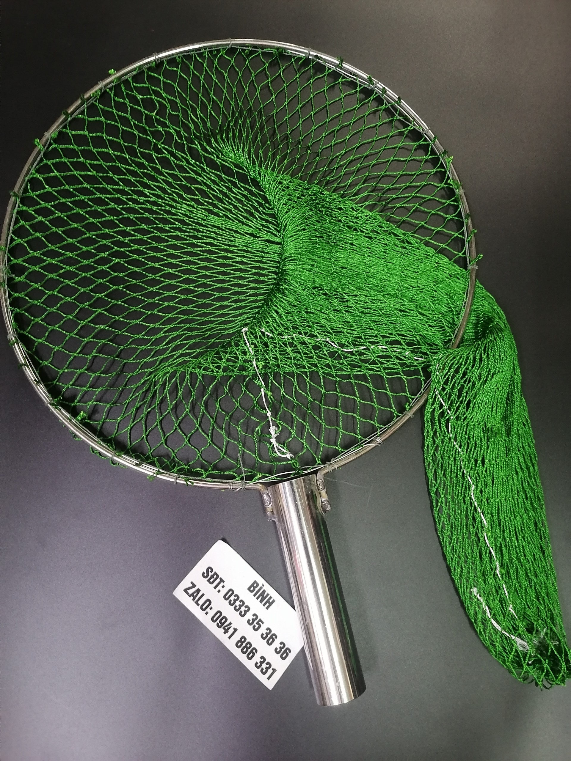 Vợt Lưới Cá INOX (35x48cm)