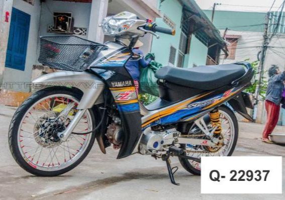 tem rời Sirius chữ Z xanh đen