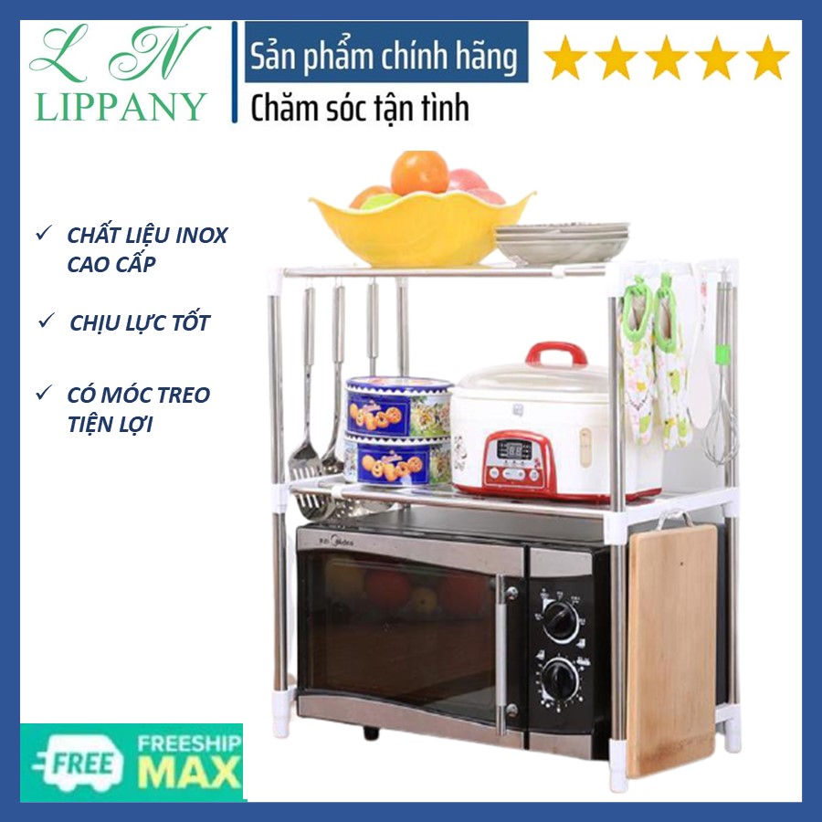 Kệ Để Lò Vi Sóng 2 Tầng Co Giãn Tiện Dụng Chịu Tải Tốt Dùng Được Tất Cả Các Kích Cỡ