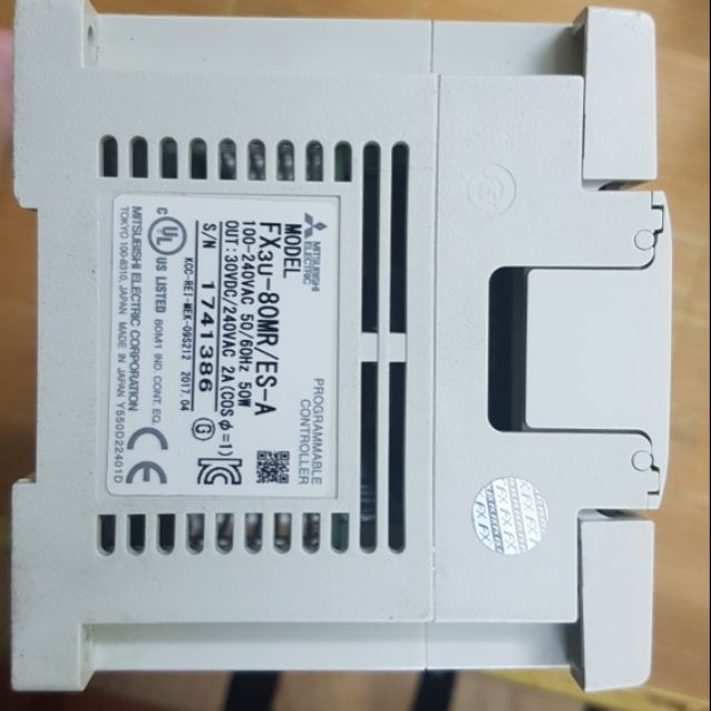 Fx3u-80mr/es-a plc mitsubishi