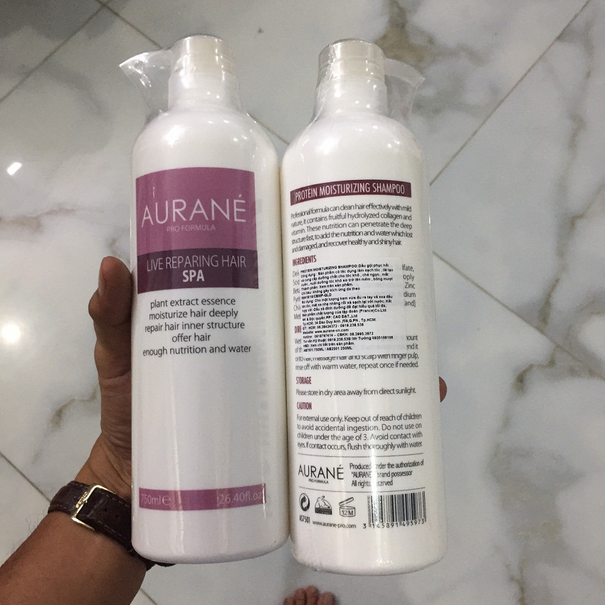 [HCM]Bộ dầu gội xả Aurane Spa chăm sóc tóc hàng ngày ( 2x750ml )