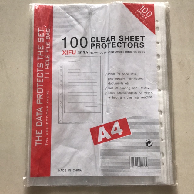 1 Tập File Lá A4 Xifu (100C)