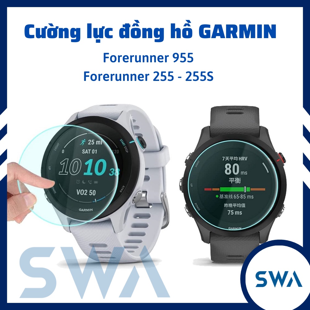 Dán màn hình cường lực đồng hồ Garmin Forerunner 955  Forerunner 255S  Forerunner 255
